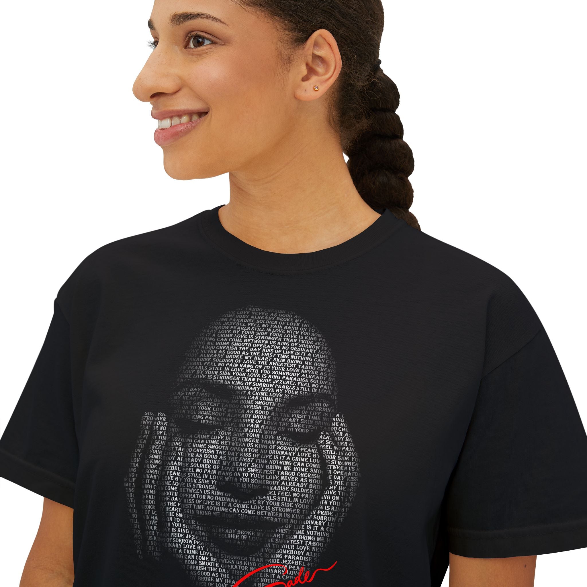 "Sade's Greatest Hits" Women's Boxy Tee