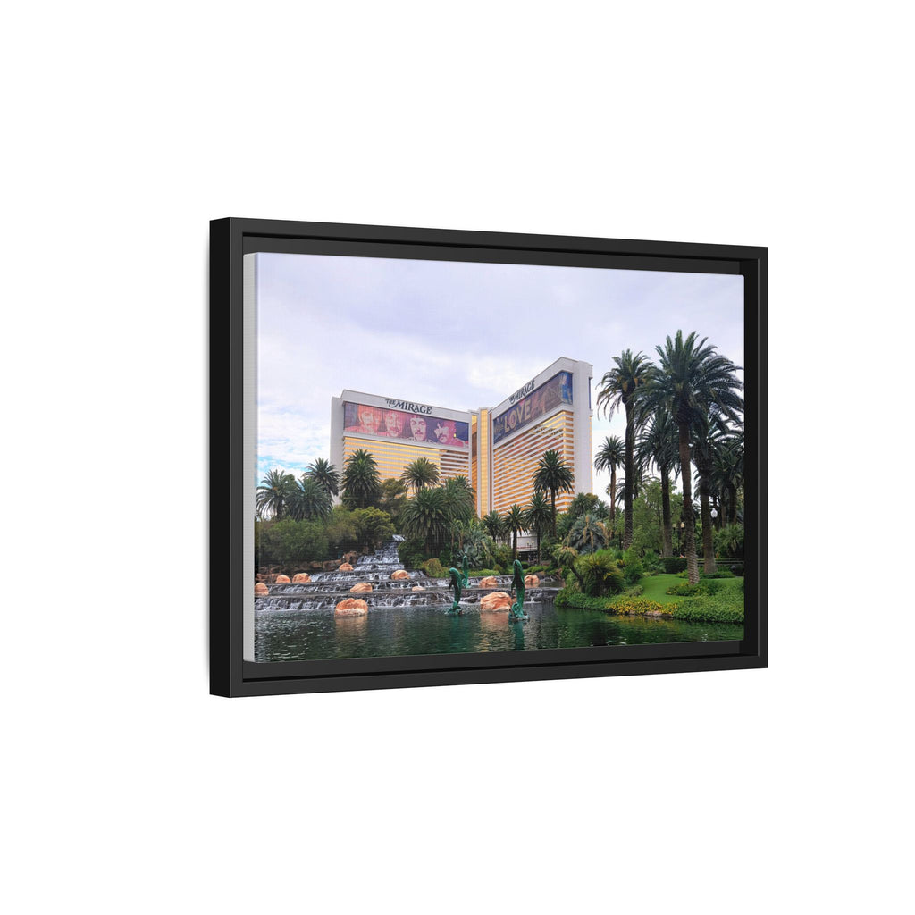 The Mirage Casino Framed Canvas Print