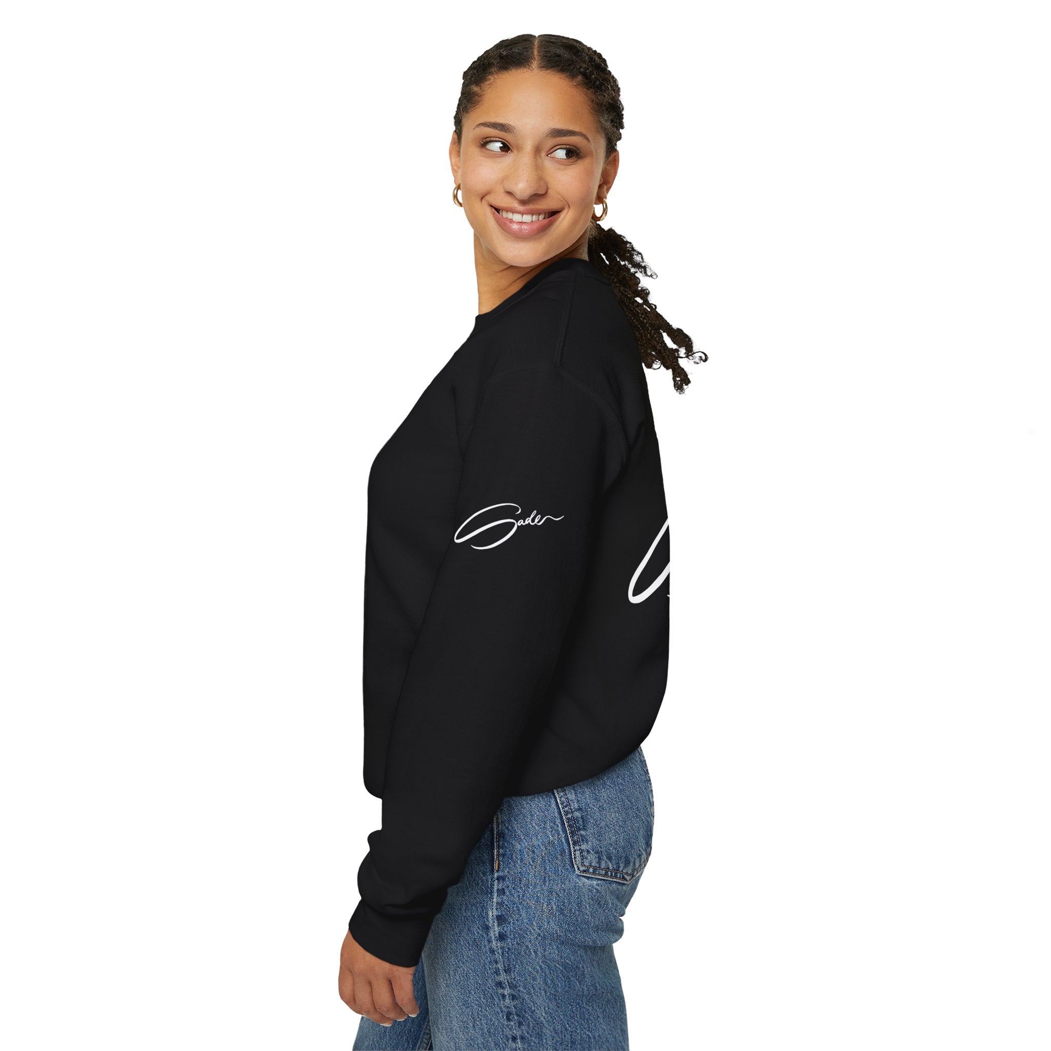 Sade's Greatest Hits Sweatshirt — White Text