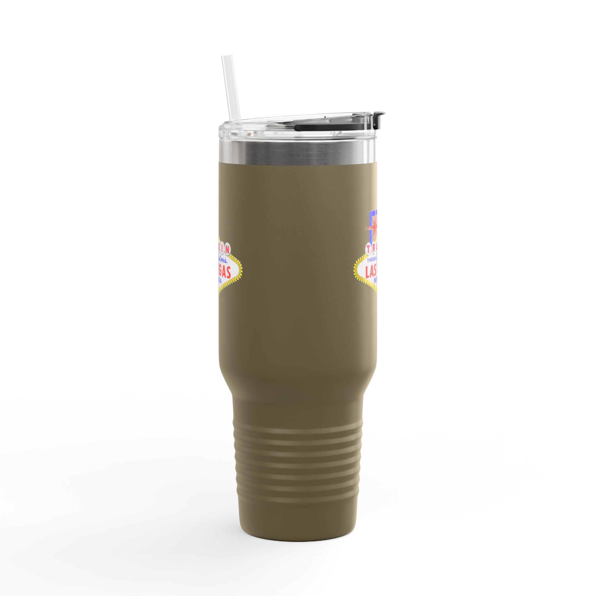 "Truckin Through" Las Vegas Sign 40oz Insulated Travel Mug | Tumbler