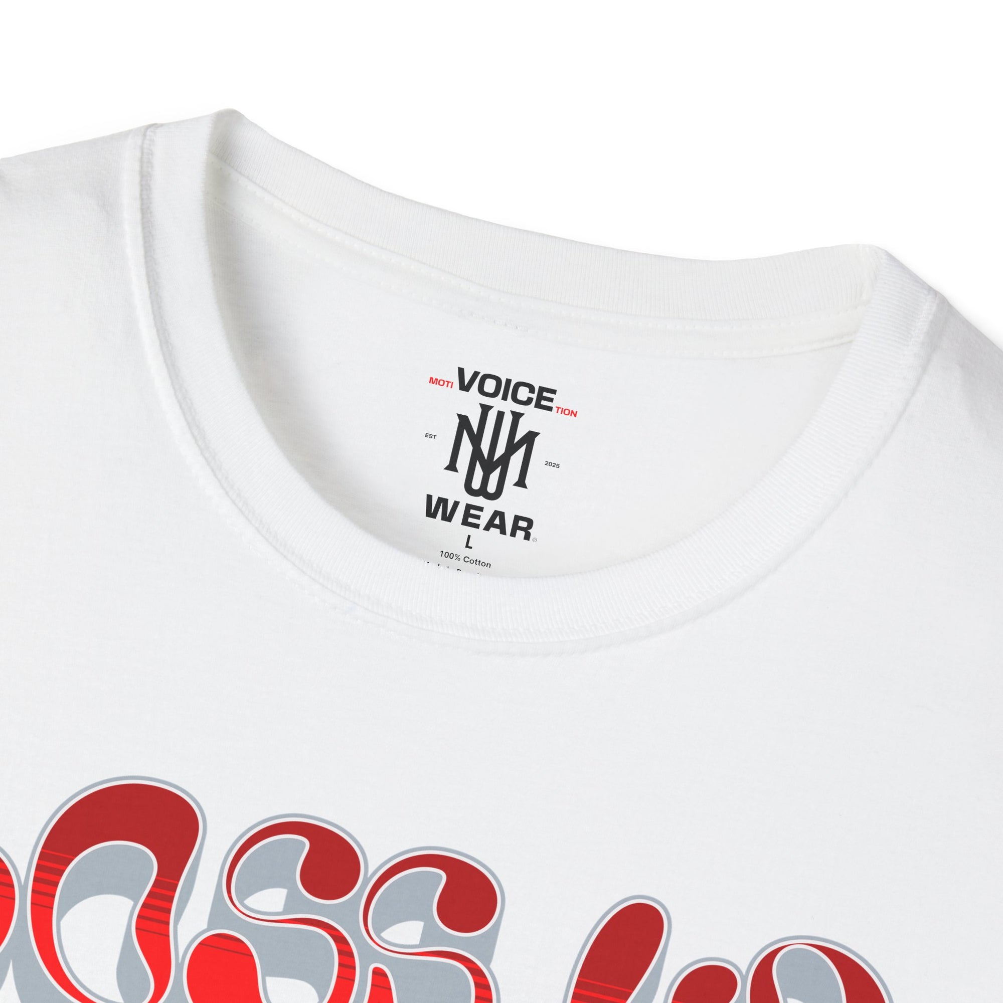 "Boss Up Or Get Lost - Red" - "moti-Voice-tion Wear" T-Shirt