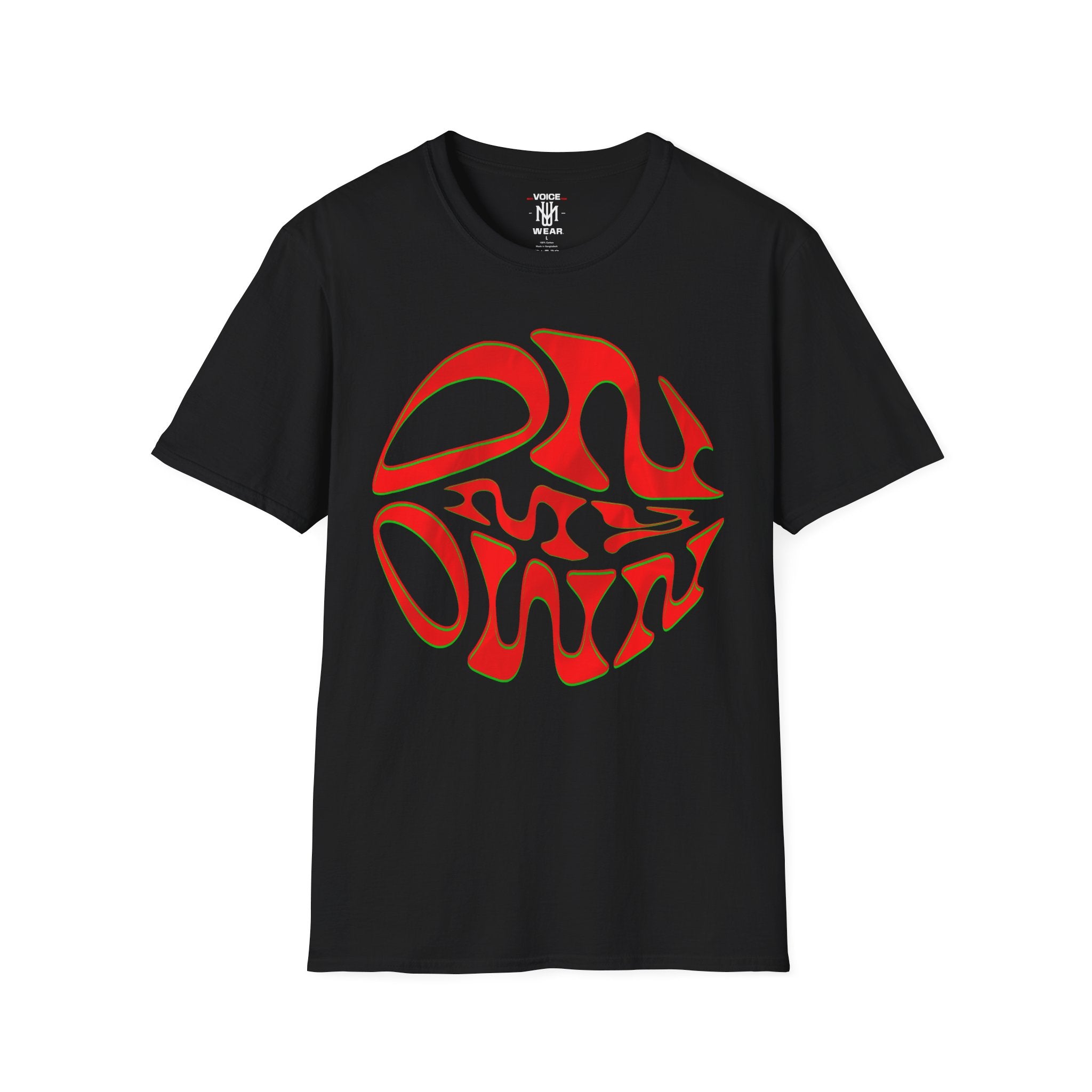 "On My Own - Red" - "moti-Voice-tion Wear" T-Shirt