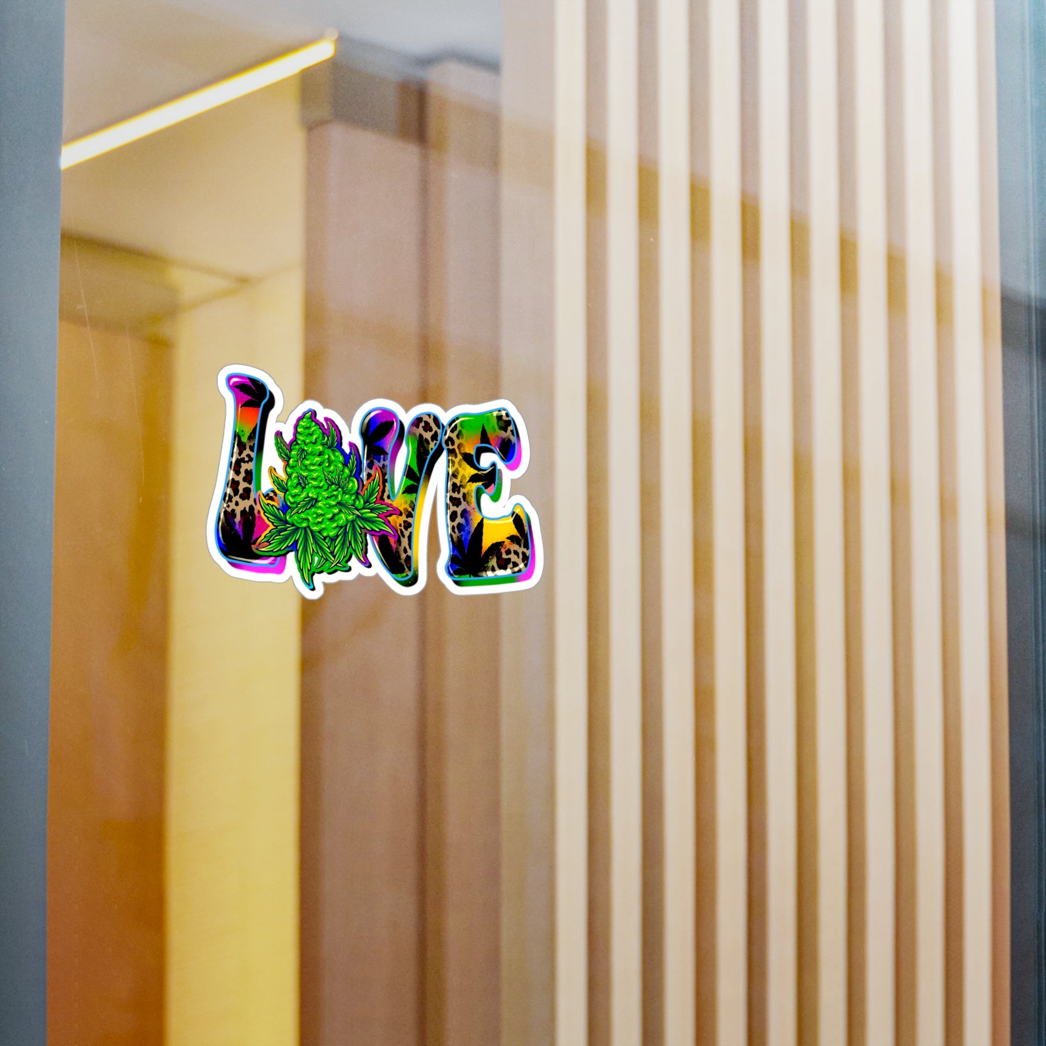 Cannabis Love Vinyl Decal