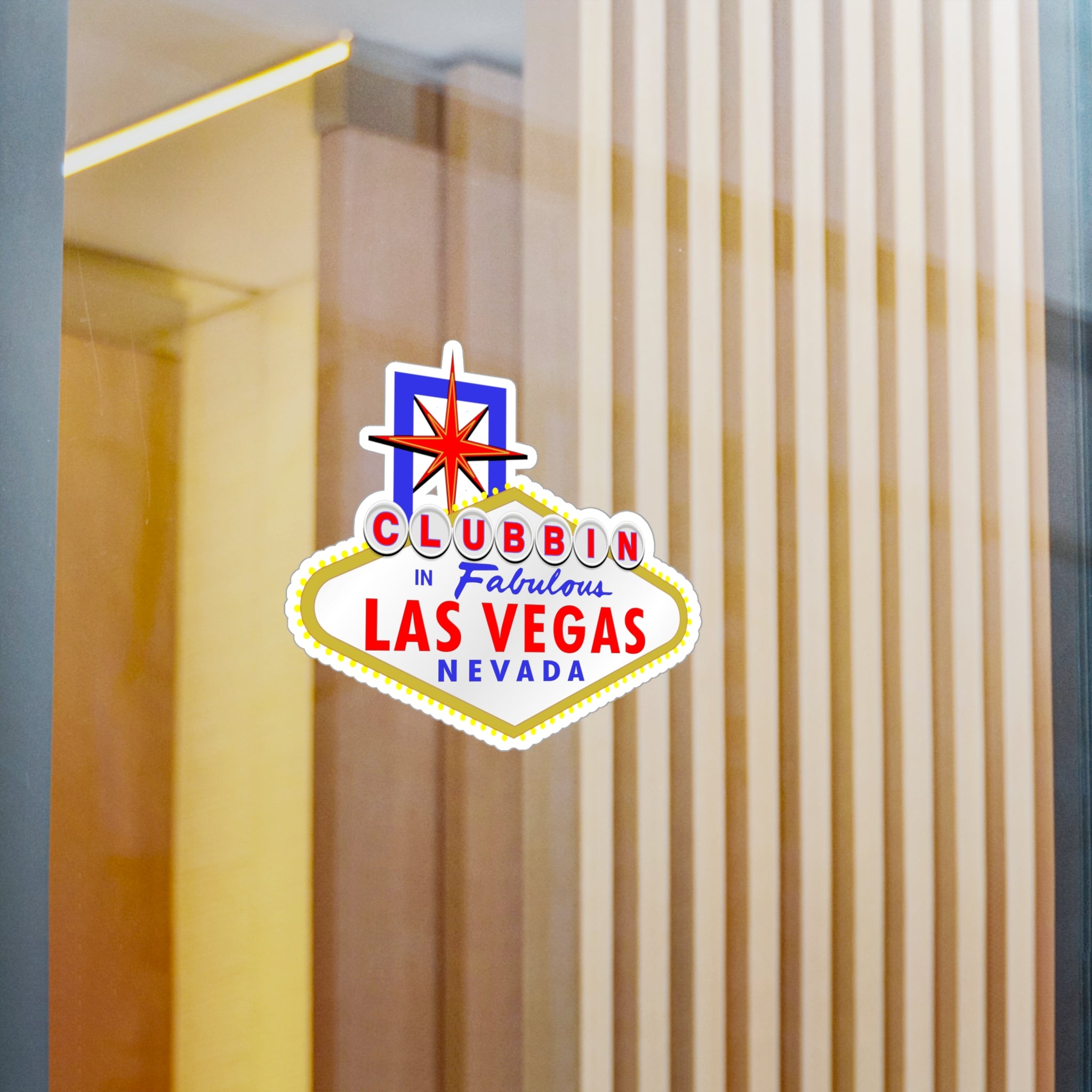 Clubbin - "Las Vegas Sign" Vinyl Decal