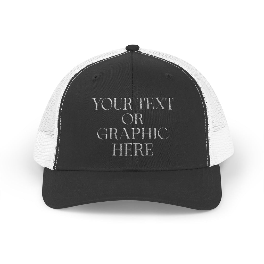 Embroidered Snapback Trucker Cap