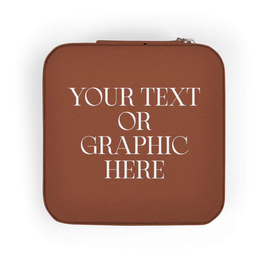 Custom Personalized Compact Jewelry Travel Case