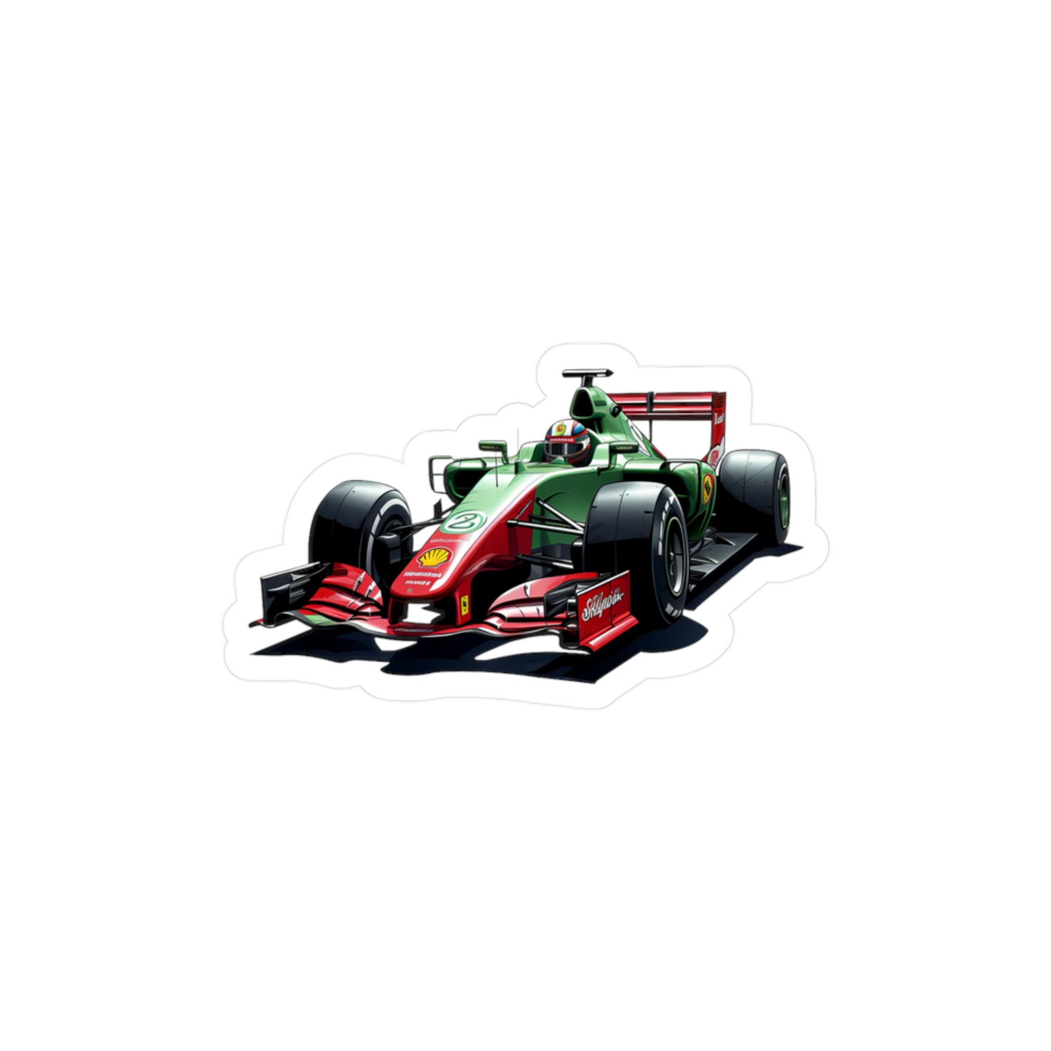 F1 Car #3 Vinyl Decal