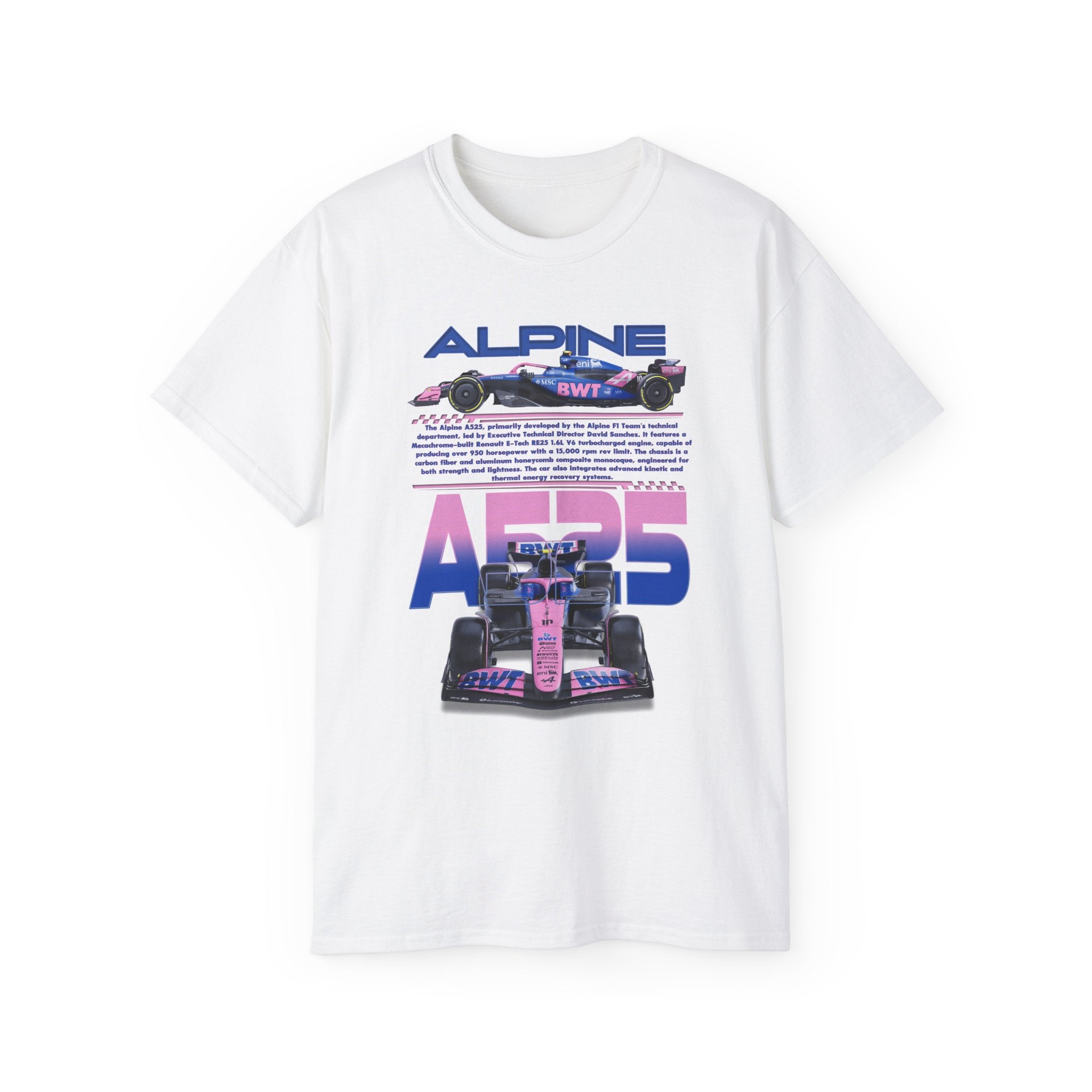 Alpine A525 - Colored Text