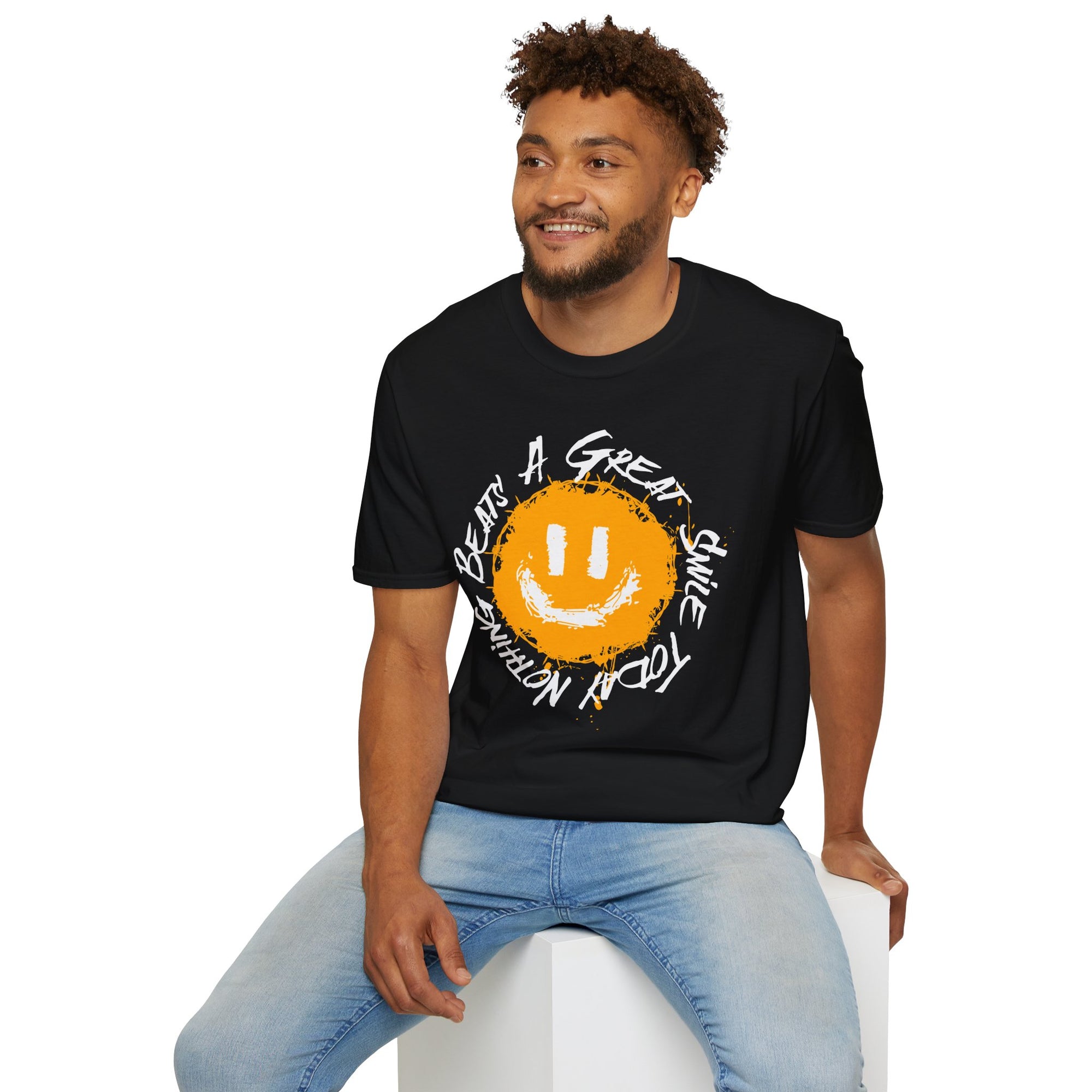 "Nothing Beats A Great Smile" - "moti-Voice-tion Wear" T-Shirt