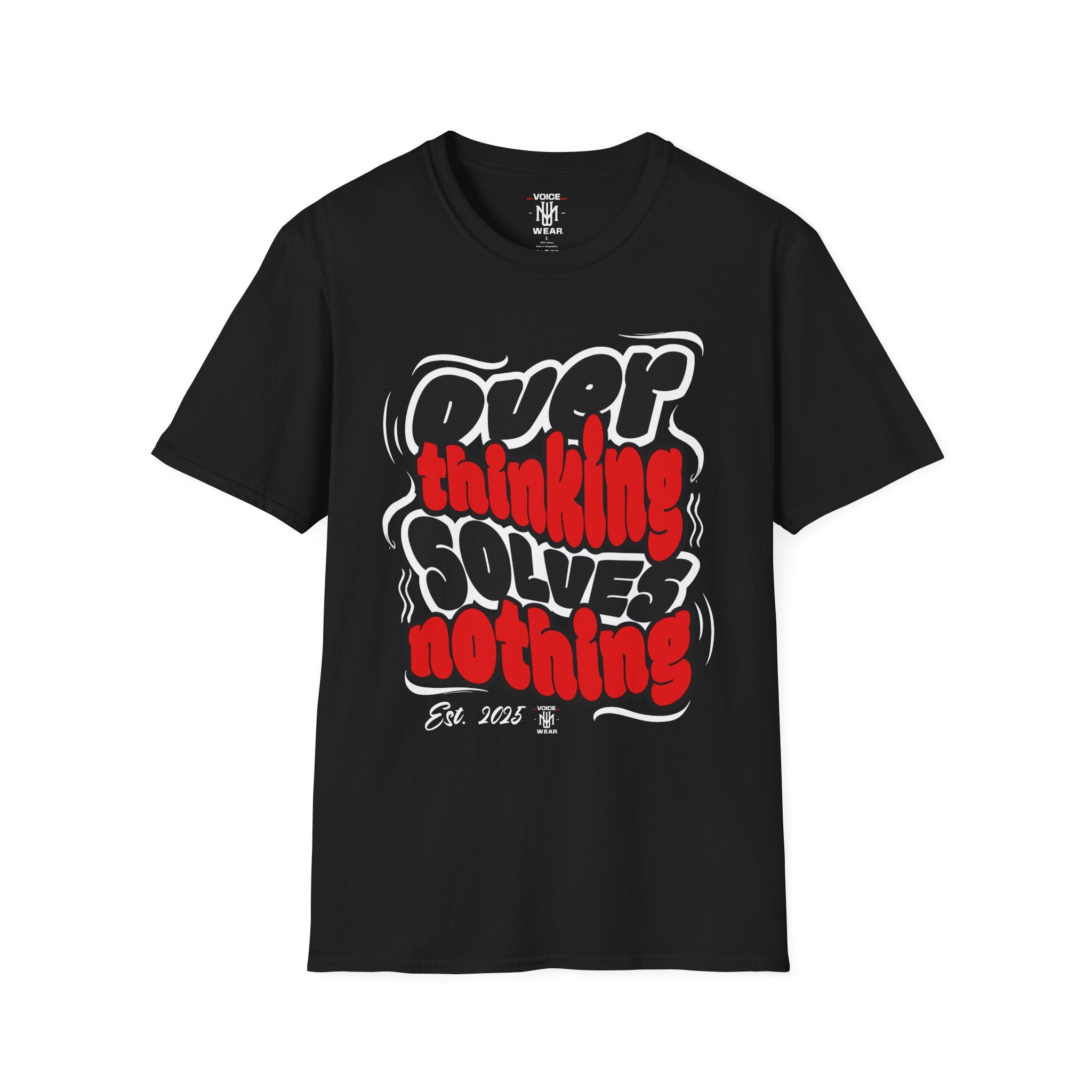 "Over Thinking" - "moti-Voice-tion Wear" T-Shirt