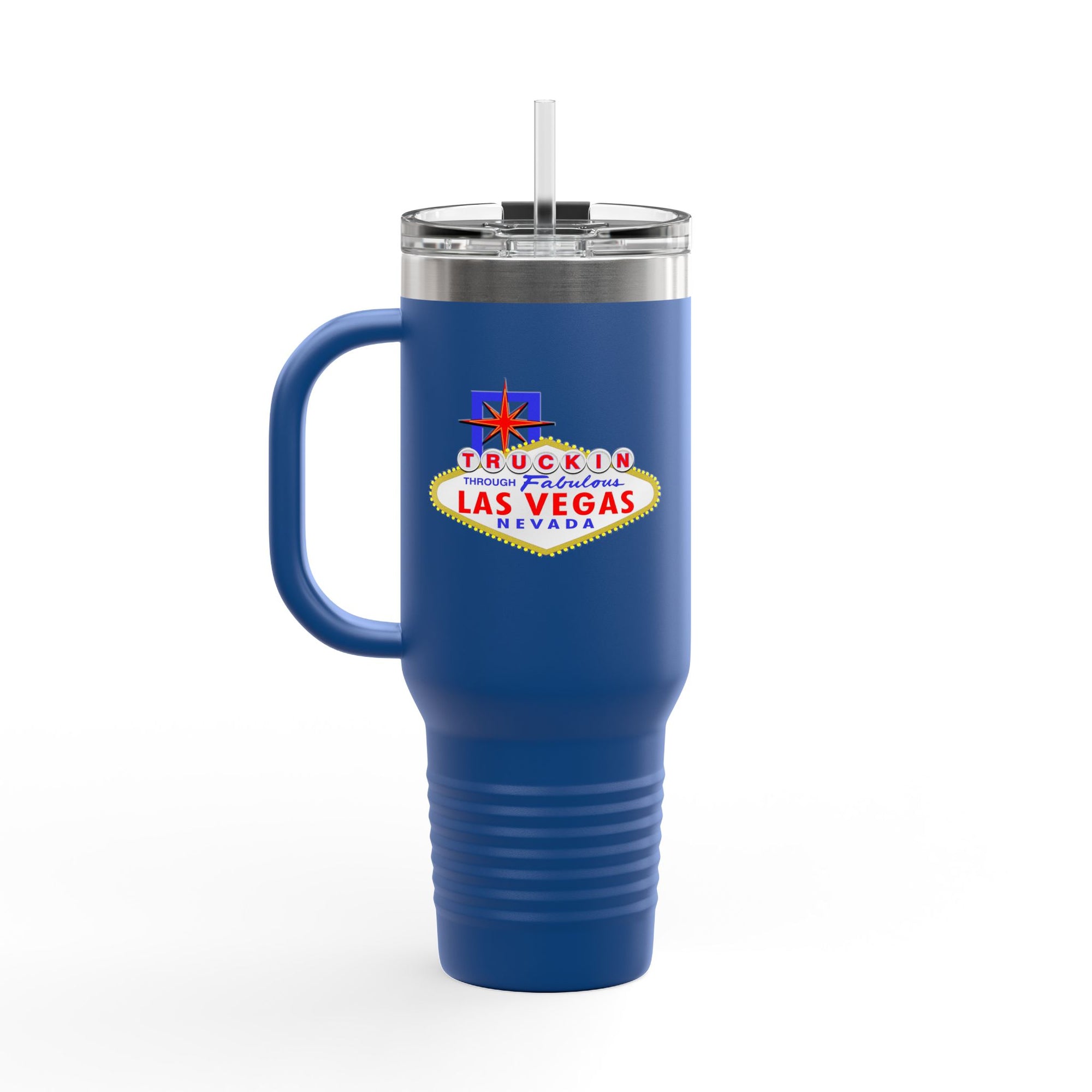 "Truckin Through" Las Vegas Sign 40oz Insulated Travel Mug | Tumbler