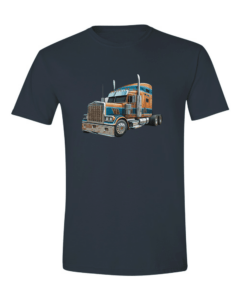 Blue and Gold Truck - Black