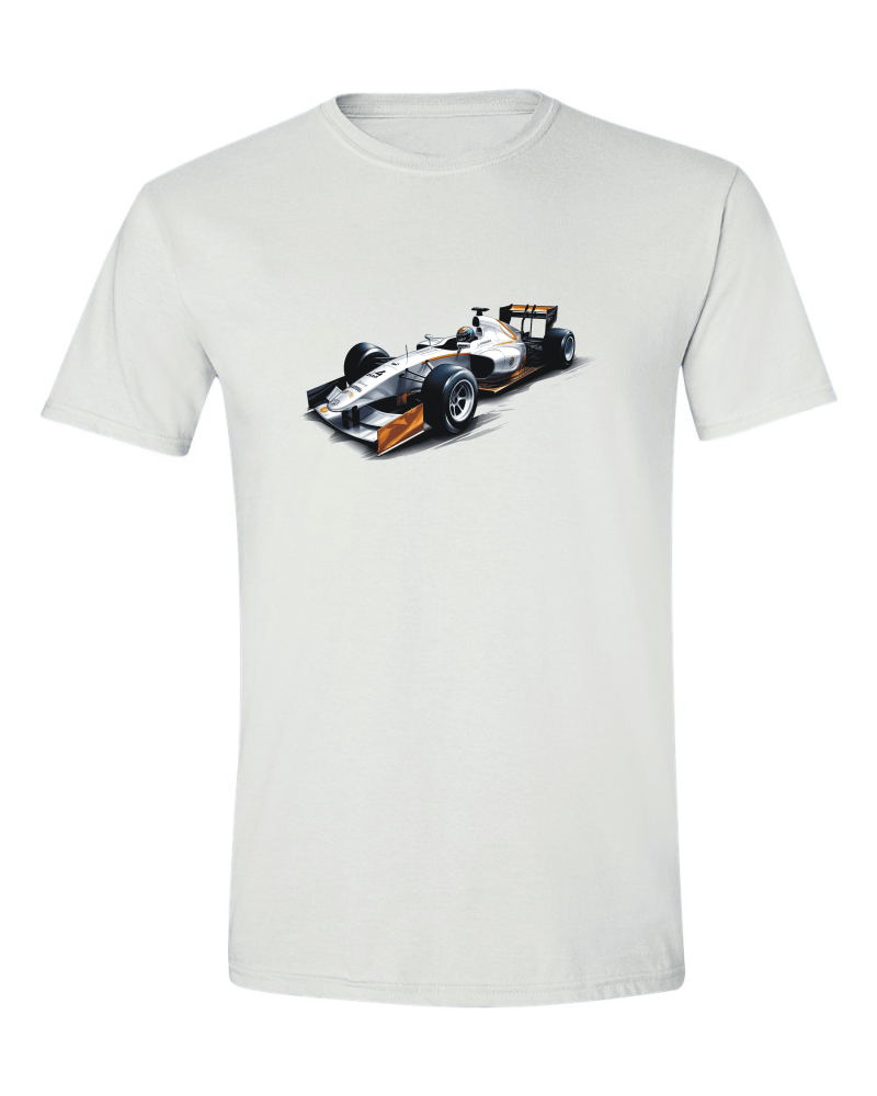 Formula One Car 4 - White