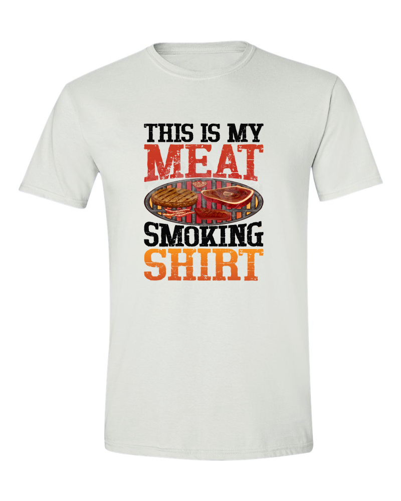 My Meat Smoking Shirt - White