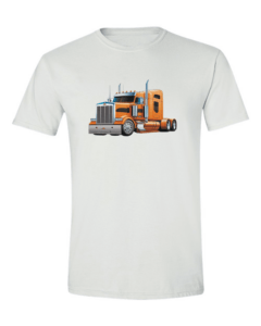 Orange Truck - White