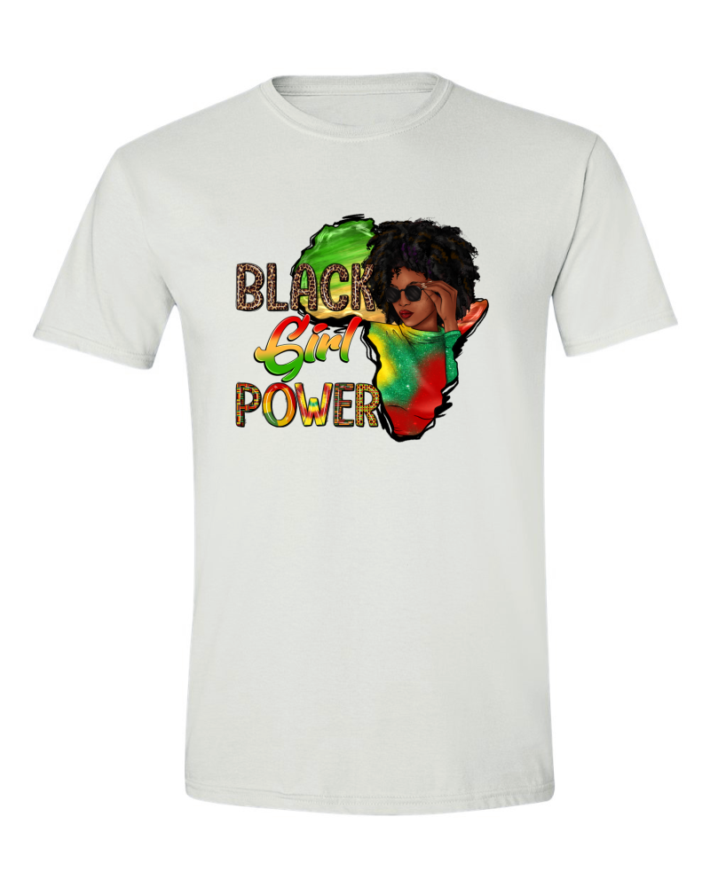 Black Girl Power - White